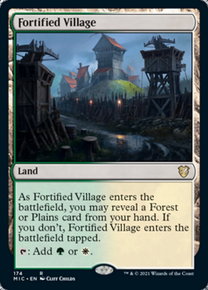 Fortified Village [Innistrad: Midnight Hunt Commander] - Evolution TCG