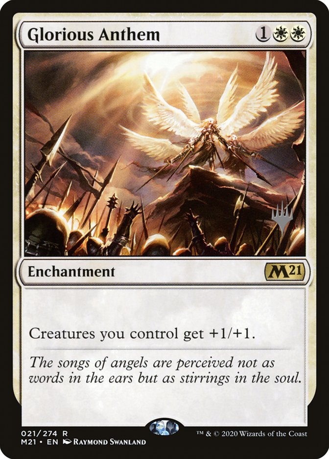 Glorious Anthem (Promo Pack) [Core Set 2021 Promos] - Evolution TCG