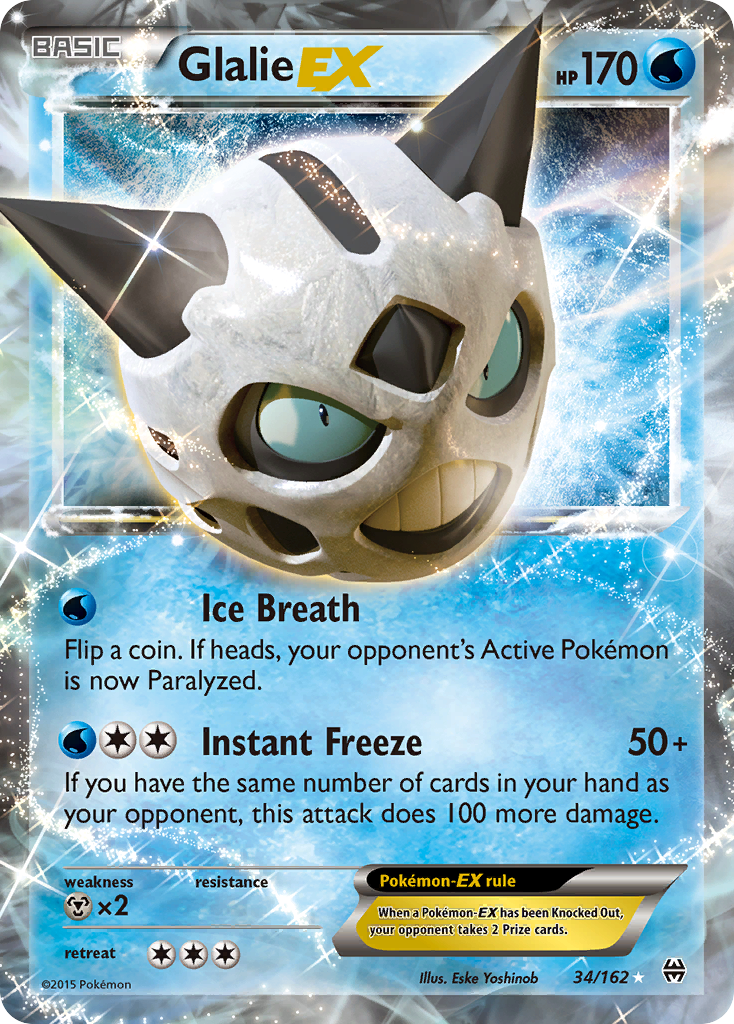 Glalie EX (34/162) [XY: BREAKthrough] - Evolution TCG