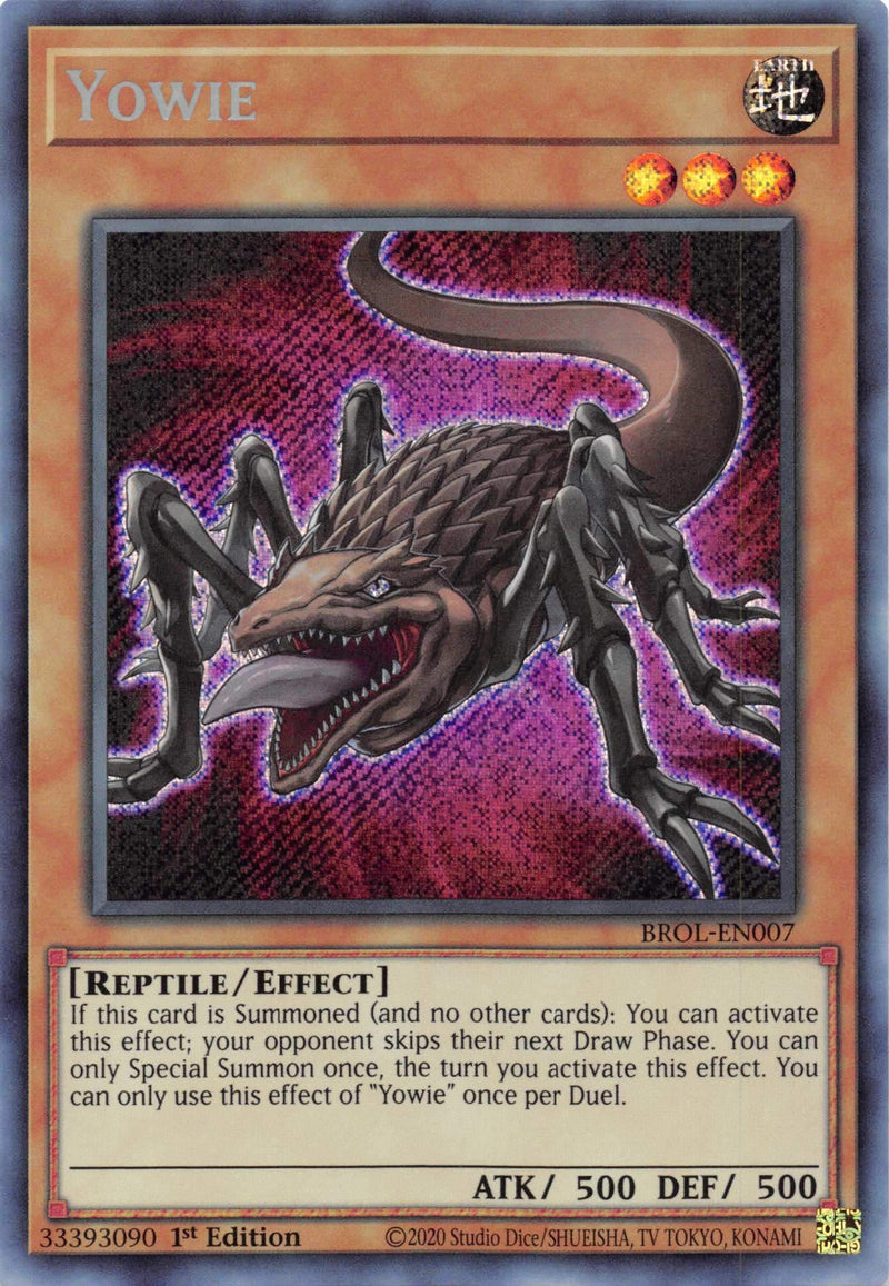 Yowie [BROL-EN007] Secret Rare - Evolution TCG