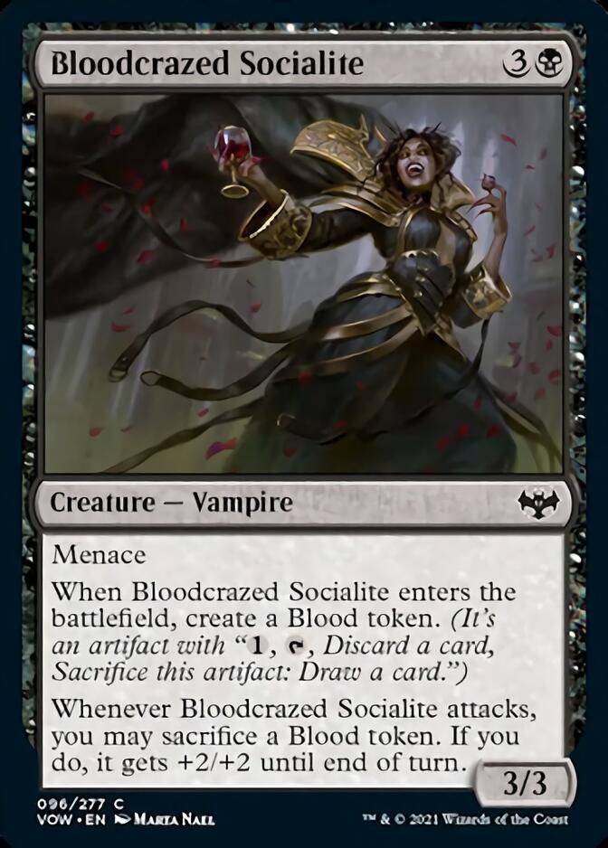 Bloodcrazed Socialite [Innistrad: Crimson Vow] - Evolution TCG