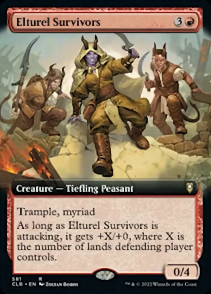 Elturel Survivors (Extended Art) [Commander Legends: Battle for Baldur's Gate] - Evolution TCG