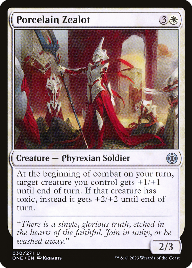 Porcelain Zealot [Phyrexia: All Will Be One] - Evolution TCG