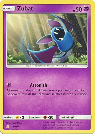 Zubat (11/30) [Sun & Moon: Trainer Kit - Alolan Raichu] - Evolution TCG