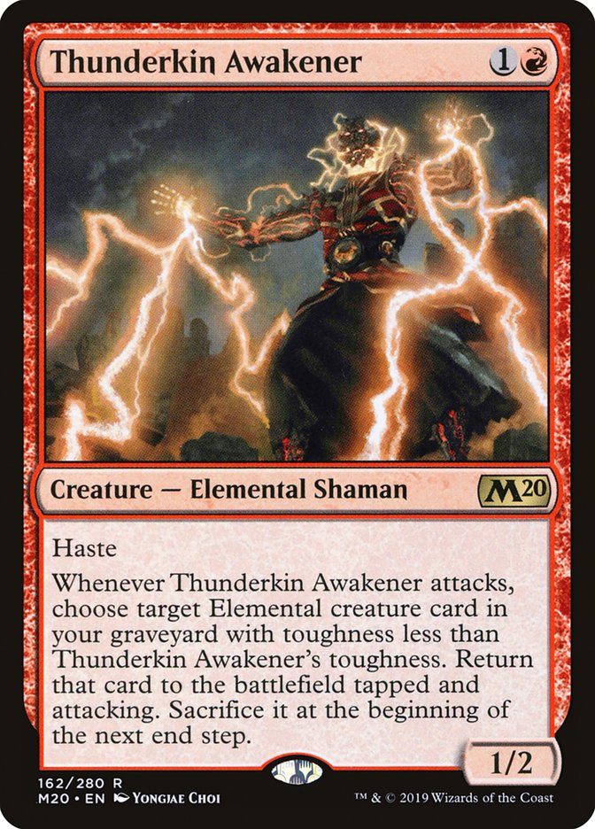 Thunderkin Awakener [Core Set 2020] - Evolution TCG