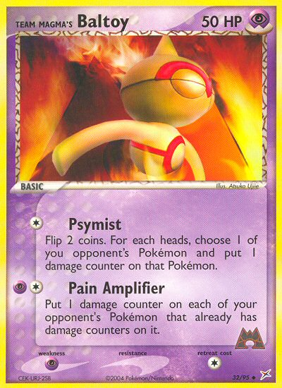 Team Magma's Baltoy (32/95) [EX: Team Magma vs Team Aqua] - Evolution TCG