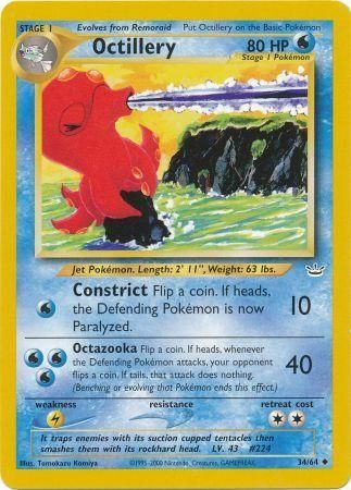 Octillery (34/64) [Neo Revelation Unlimited] - Evolution TCG