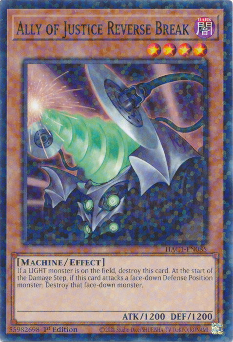 Ally of Justice Reverse Break (Duel Terminal) [HAC1-EN085] Common - Evolution TCG
