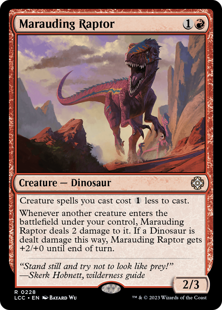 Marauding Raptor [The Lost Caverns of Ixalan Commander] - Evolution TCG