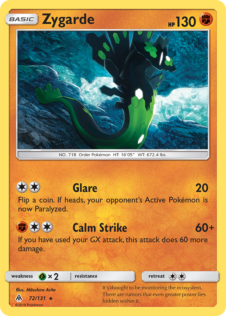 Zygarde (72/131) [Sun & Moon: Forbidden Light] - Evolution TCG