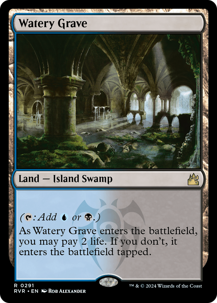 Watery Grave [Ravnica Remastered] - Evolution TCG