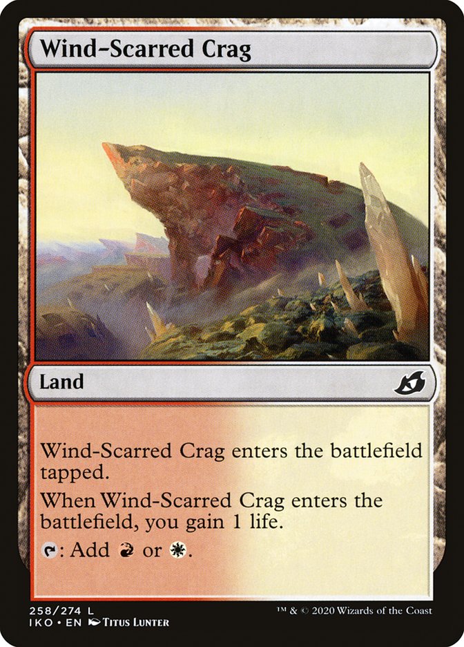 Wind-Scarred Crag [Ikoria: Lair of Behemoths] - Evolution TCG