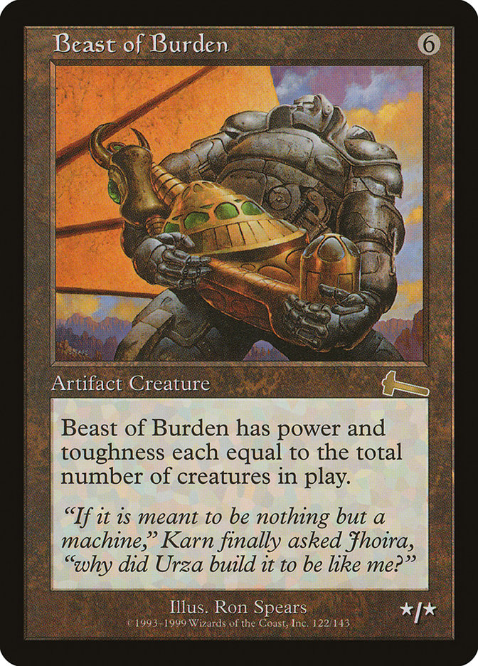 Beast of Burden [Urza's Legacy] - Evolution TCG