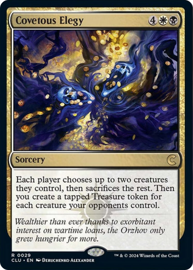 Covetous Elegy [Ravnica: Clue Edition] - Evolution TCG