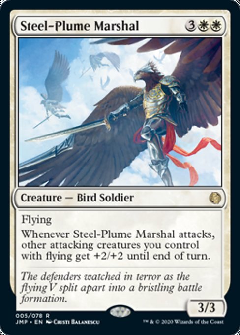 Steel-Plume Marshal [Jumpstart] - Evolution TCG