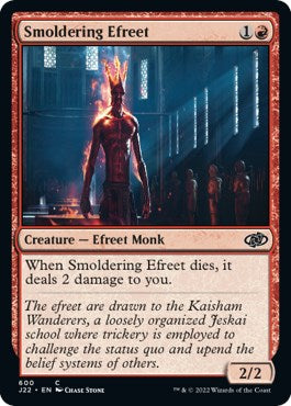 Smoldering Efreet [Jumpstart 2022] - Evolution TCG