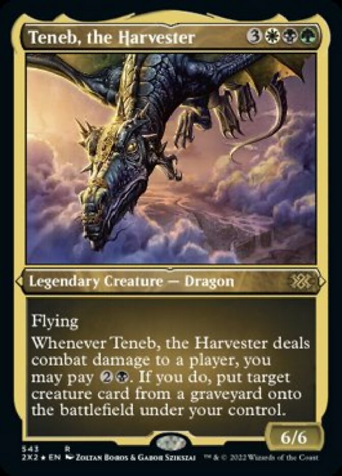 Teneb, the Harvester (Foil Etched) [Double Masters 2022] - Evolution TCG