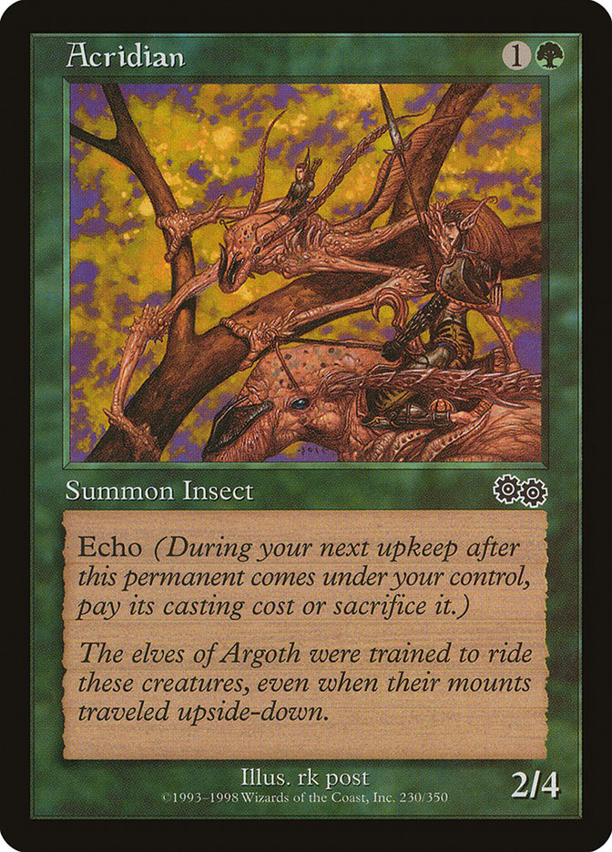 Acridian [Urza's Saga] - Evolution TCG | Evolution TCG