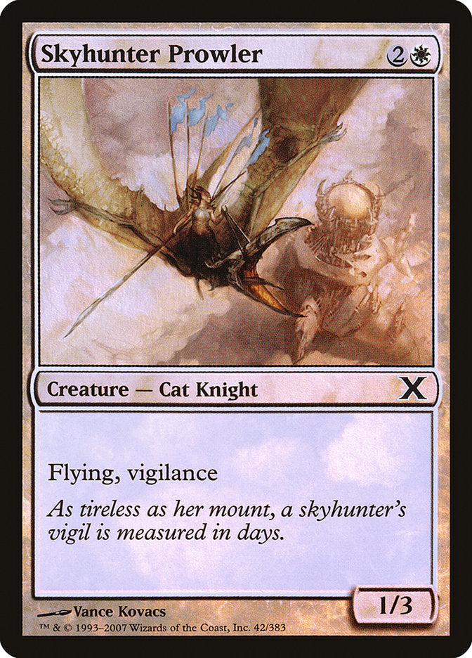 Skyhunter Prowler (Premium Foil) [Tenth Edition] - Evolution TCG