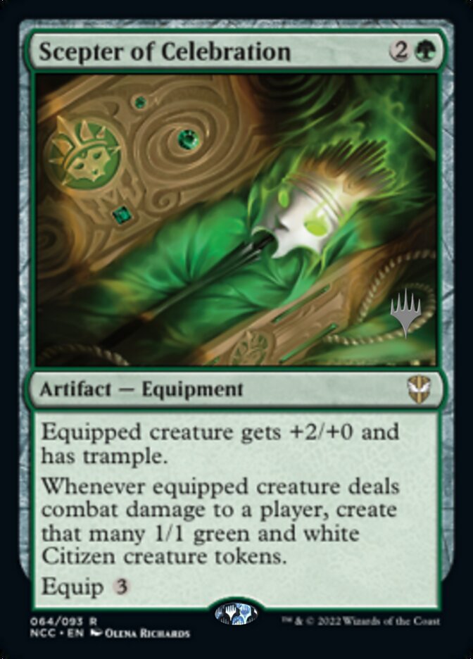 Scepter of Celebration (Promo Pack) [Streets of New Capenna Commander Promos] - Evolution TCG