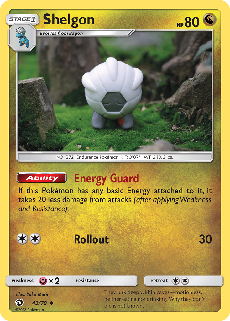 Shelgon (43/70) [Sun & Moon: Dragon Majesty] - Evolution TCG