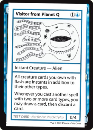 Visitor from Planet Q (2021 Edition) [Mystery Booster Playtest Cards] - Evolution TCG