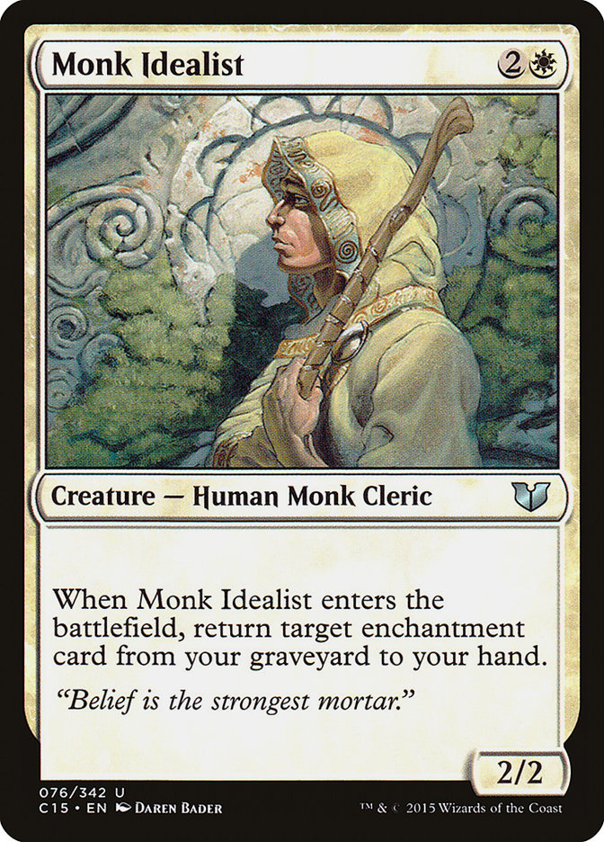 Monk Idealist [Commander 2015] - Evolution TCG