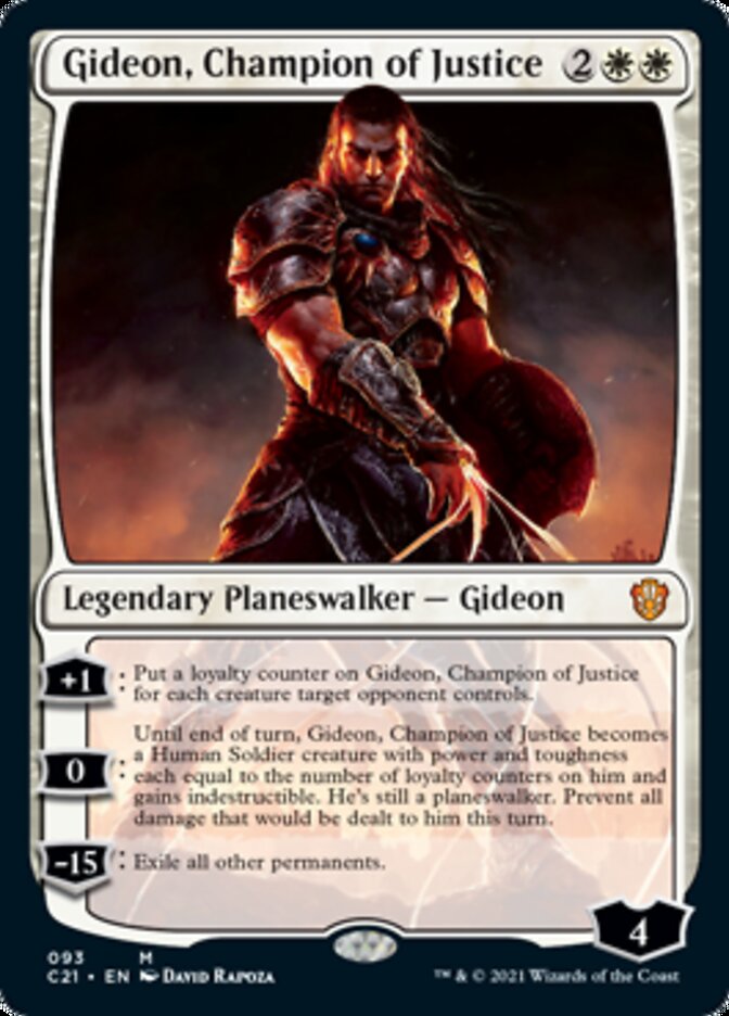 Gideon, Champion of Justice [Commander 2021] - Evolution TCG