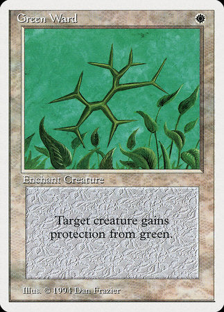 Green Ward [Summer Magic / Edgar] - Evolution TCG