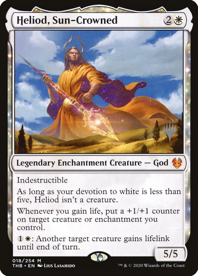 Heliod, Sun-Crowned (Promo Pack) [Theros Beyond Death Promos] - Evolution TCG