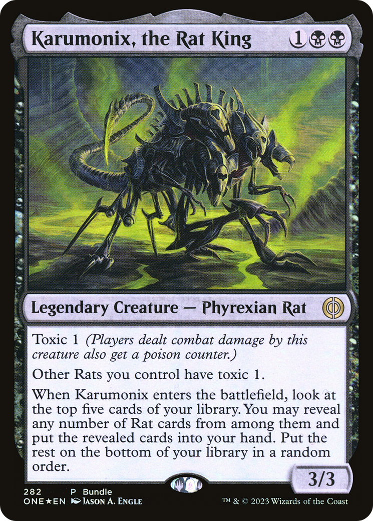 Karumonix, the Rat King (Bundle) [Phyrexia: All Will Be One] - Evolution TCG