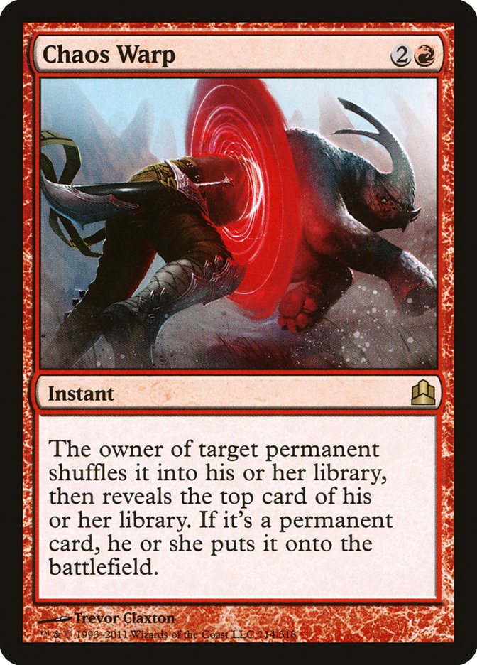Chaos Warp [Commander 2011] - Evolution TCG | Evolution TCG