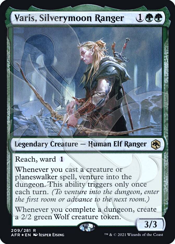 Varis, Silverymoon Ranger (Ampersand Promo) [Dungeons & Dragons: Adventures in the Forgotten Realms Promos] - Evolution TCG