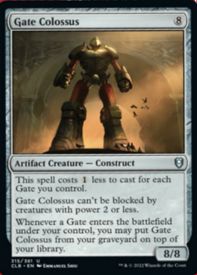 Gate Colossus [Commander Legends: Battle for Baldur's Gate] - Evolution TCG