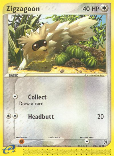 Zigzagoon (85/100) [EX: Sandstorm] - Evolution TCG