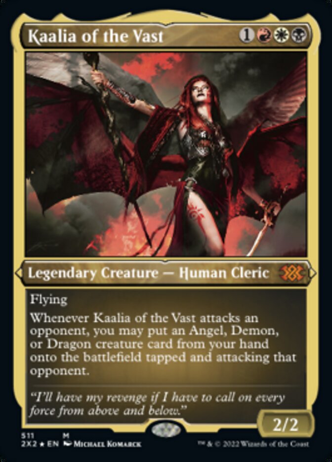 Kaalia of the Vast (Foil Etched) [Double Masters 2022] - Evolution TCG