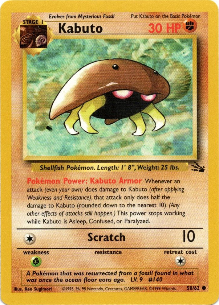 Kabuto (50/62) [Fossil Unlimited] - Evolution TCG