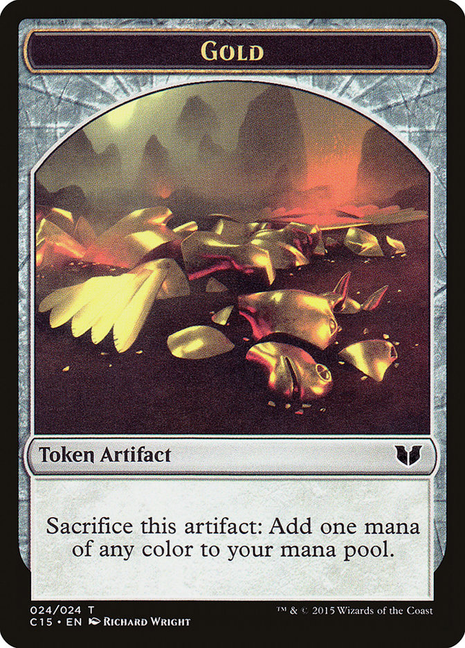 Gold Token [Commander 2015 Tokens] - Evolution TCG | Evolution TCG