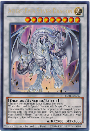 Azure-Eyes Silver Dragon (Oversized) (Silver Dragon) [SDBE-EN040] Promo - Evolution TCG