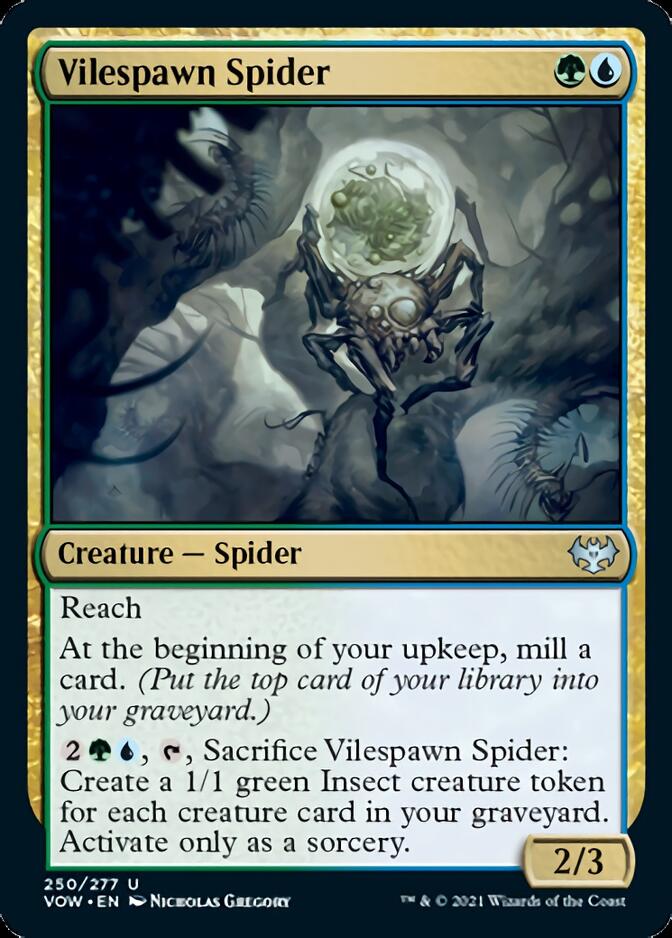 Vilespawn Spider [Innistrad: Crimson Vow] - Evolution TCG