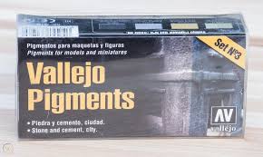 Vallejo Pigment Set Stone & Cement