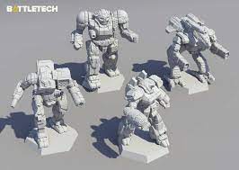 BattleTech: Miniature Force Pack - Inner Sphere Direct Fire Lance - Evolution TCG