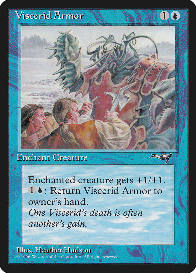 Viscerid Armor (Humans Attacking) [Alliances] - Evolution TCG