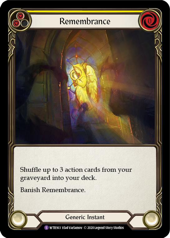 Remembrance [U-WTR163] (Welcome to Rathe Unlimited)  Unlimited Normal - Evolution TCG
