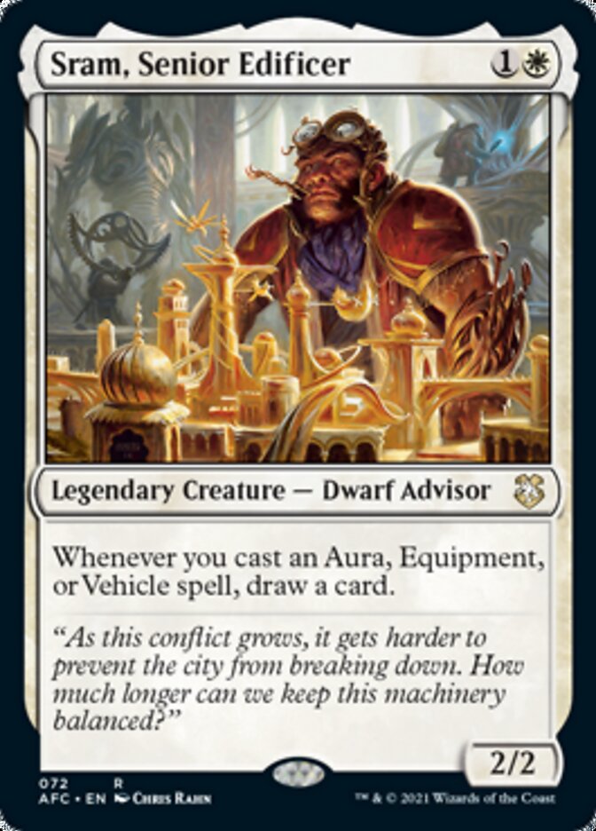 Sram, Senior Edificer [Dungeons & Dragons: Adventures in the Forgotten Realms Commander] - Evolution TCG