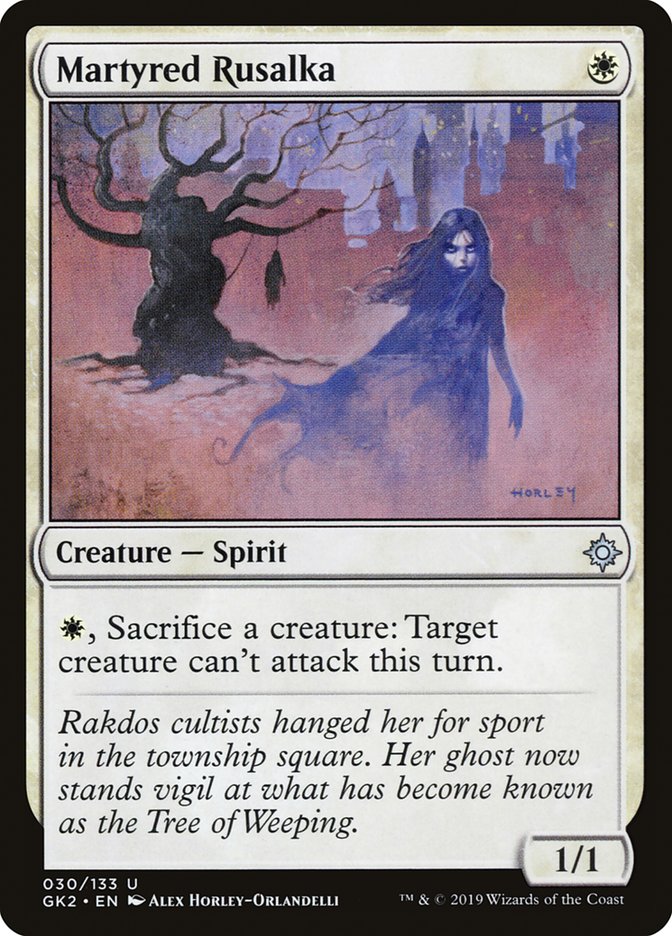 Martyred Rusalka [Ravnica Allegiance Guild Kit] - Evolution TCG