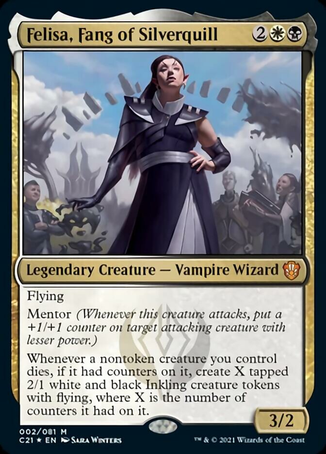 Felisa, Fang of Silverquill [Commander 2021] - Evolution TCG