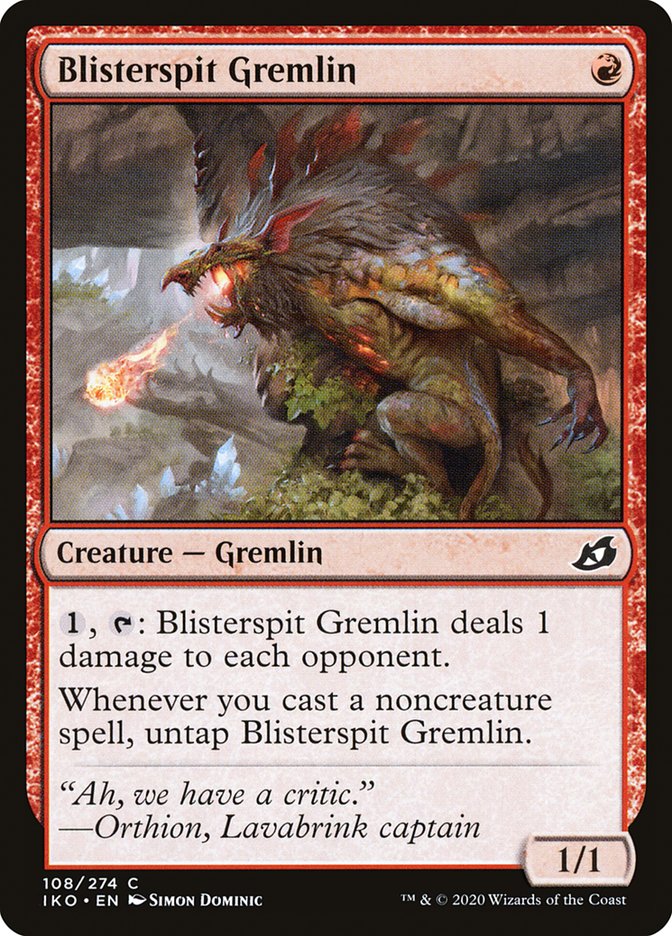 Blisterspit Gremlin [Ikoria: Lair of Behemoths] - Evolution TCG