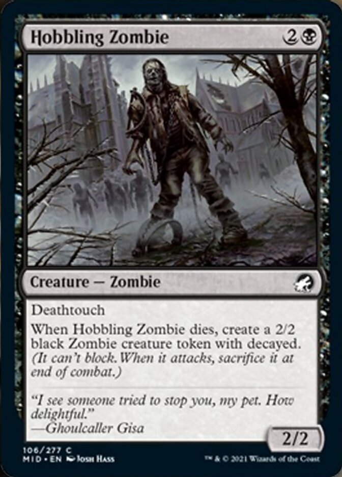 Hobbling Zombie [Innistrad: Midnight Hunt] - Evolution TCG