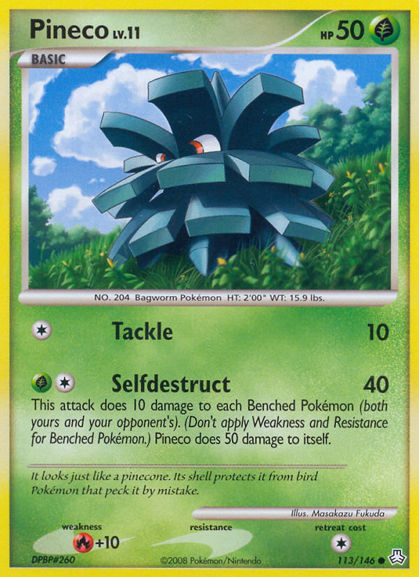 Pineco (113/146) [Diamond & Pearl: Legends Awakened] - Evolution TCG